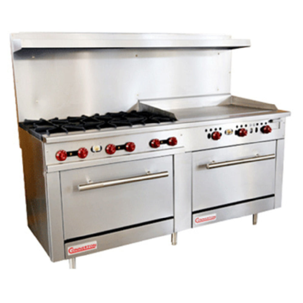 Connerton Cooking CN72-12_NAT Restaurant Range Gas 72"W