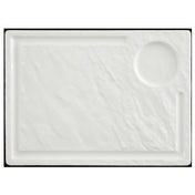 Fortessa 4700.F0000.11 Contexture Platter 13" X 9.5" (33 X 24 X 1.5cm) With Well