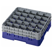 Cambro 25S534186 Camrack® Glass Rack With (2) Soft Gray Extenders Full Size