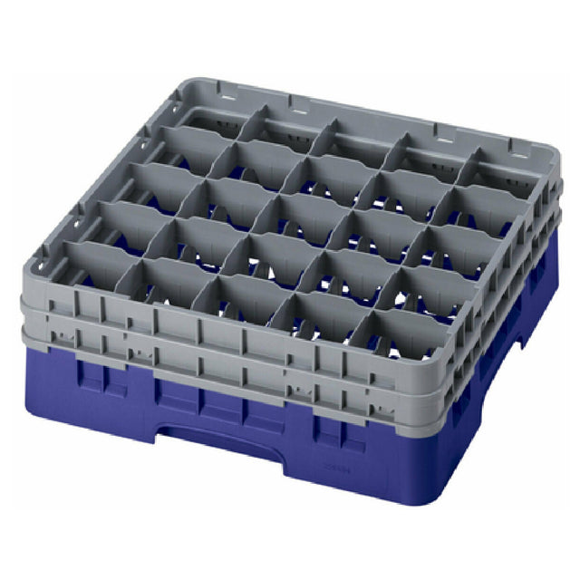 Cambro 25S534186 Camrack® Glass Rack With (2) Soft Gray Extenders Full Size