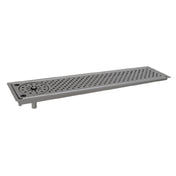 Glastender DI-RF30 Drop-In Rinser Faucet Drain Tray 30"W 1/2" Tray Flange