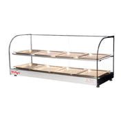 Skyfood Equipment FWDC2-43-8P Food Warmer Display Case Countertop 43-5/16"W