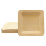 TableCraft Products BAMDSP10 - Cash & Carry Disposable Plate, 10" X 10", Square
