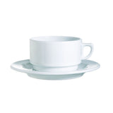 Arc Cardinal R0839 Arcoroc Candour Stack Cup 9.75 Oz (L:4.75'' X W:3.75'') High Alumina Porcelain