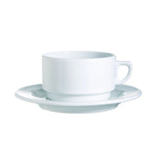Arc Cardinal R0839 Arcoroc Candour Stack Cup 9.75 Oz (L:4.75'' X W:3.75'') High Alumina Porcelain