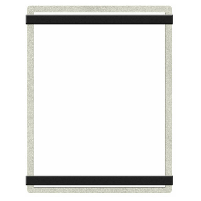 Menu Solutions ALSIN811-RB Menu Board Holds 8-1/2" X 11" Insert Single Panel