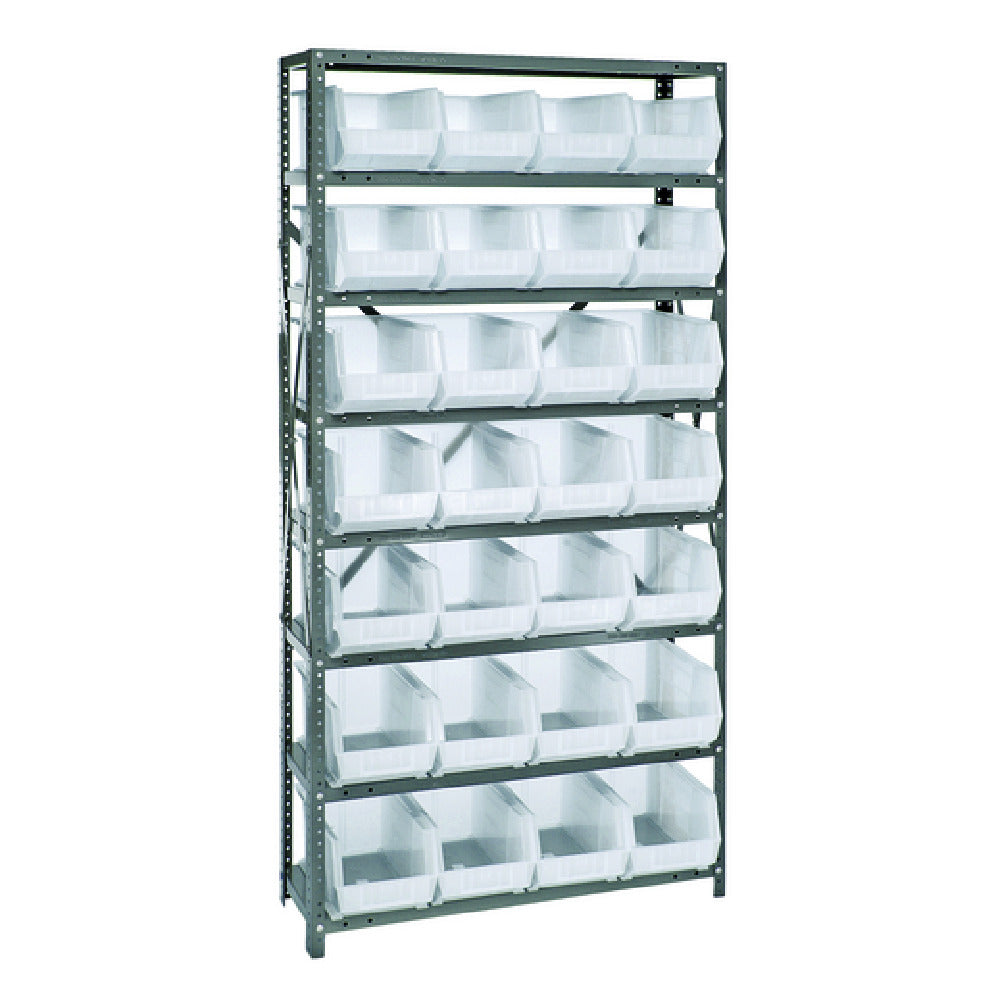 Quantum QSBU-240CL Shelving Unit 12"D X 36"L X 75"H Heavy Duty