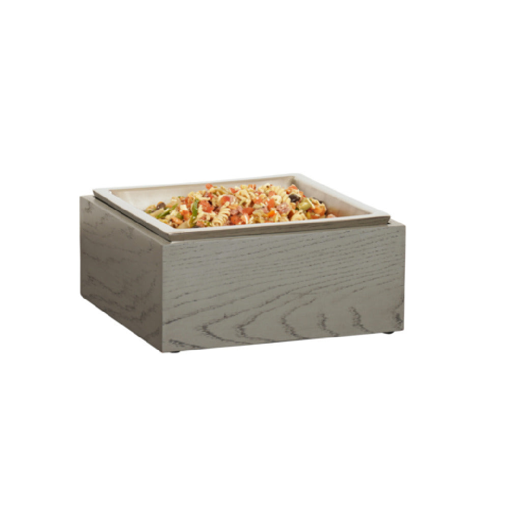 Cal Mil 3367-83 Ashwood Cold Concept 12"W X 12"D X 4.5"H (cold Bowls & Plates Sold Separately)