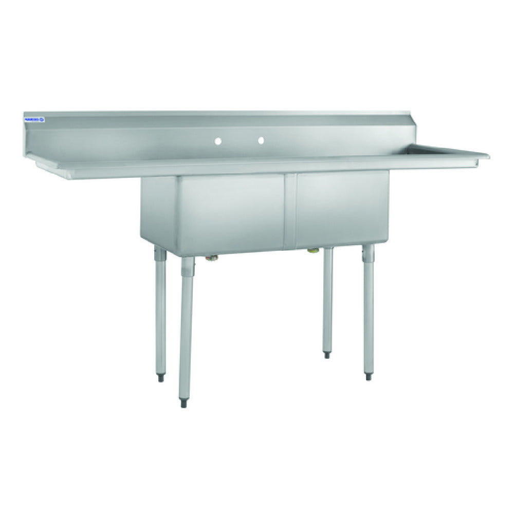 Hubert 66233 - Kratos® Compartment Sink Commercial, 18"W X 18"D X 12"H Bowl Size