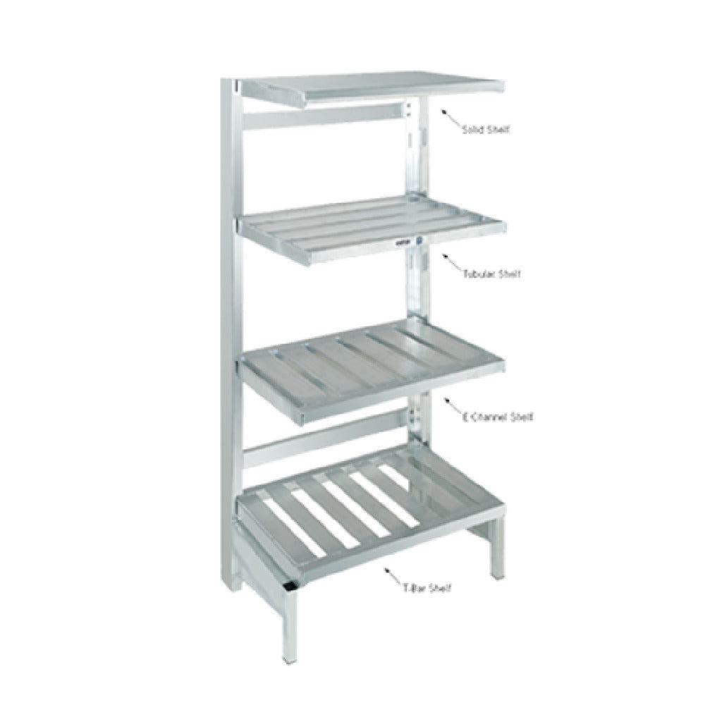 Channel ECC2460 Shelving Cantilever Shelving 4" E-Channel