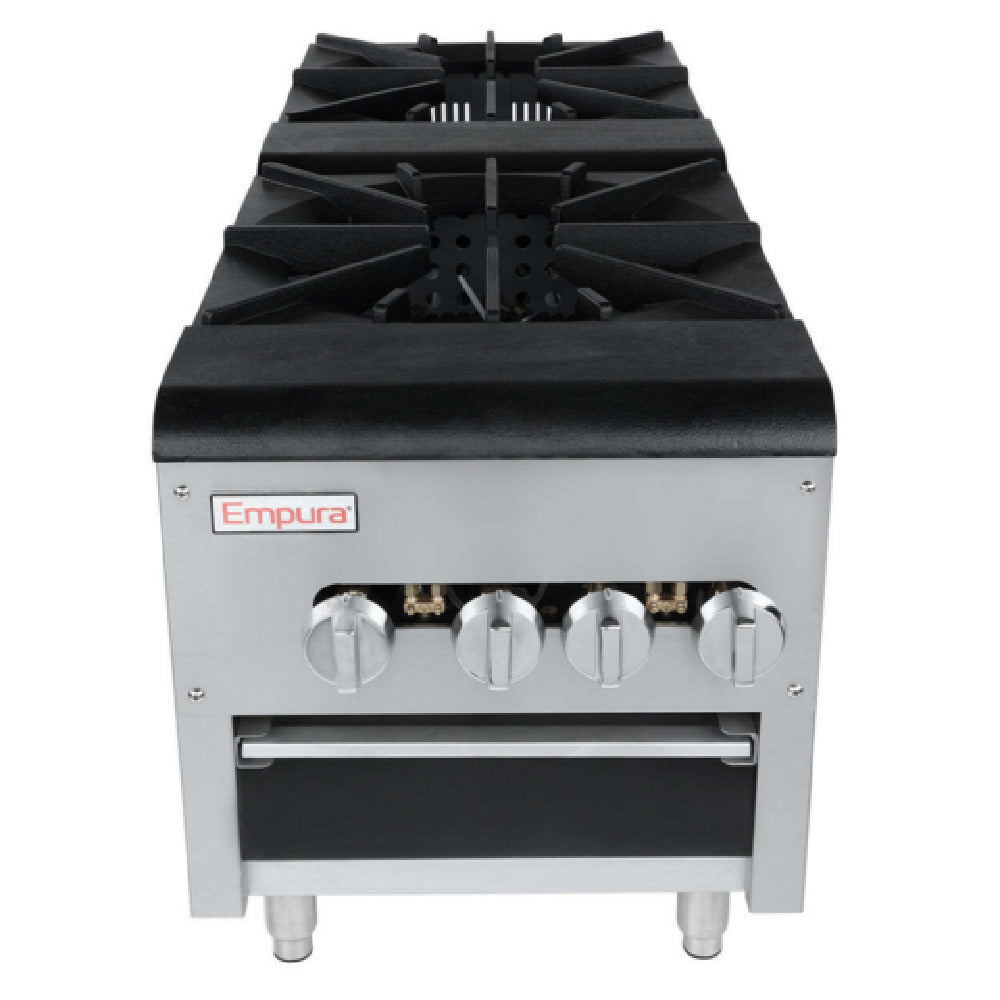 Empura ESP-2 - Stock Pot Range, Natural Gas, 18"W X 49-1/4"D X 20-1/2"H