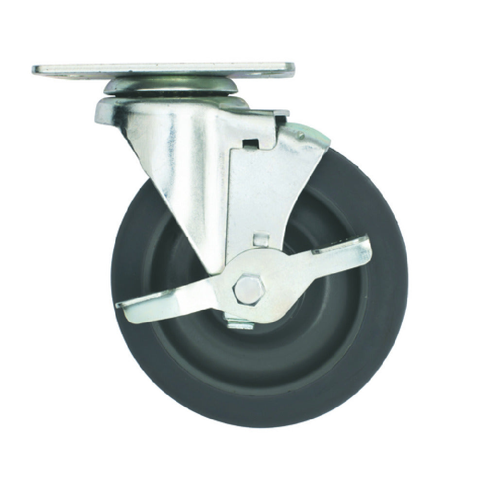 Hubert 20760 - Kratos® 5" Swivel Caster, With Brake For Kratos Premium Hol. Cab.