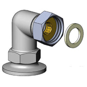 T&S Brass 00YY Flange 90° Inlet Low-lead