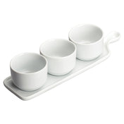 Winco WDP016-101 Trio Tapas Set 12" X 3-1/2" O.A. Includes: (3) 5 Oz.