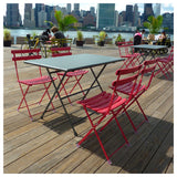 Emuamericas, Llc E331-22 - Arc En Ciel Folding Table, Rectangular, 44" X 28" X 29-1/2"H