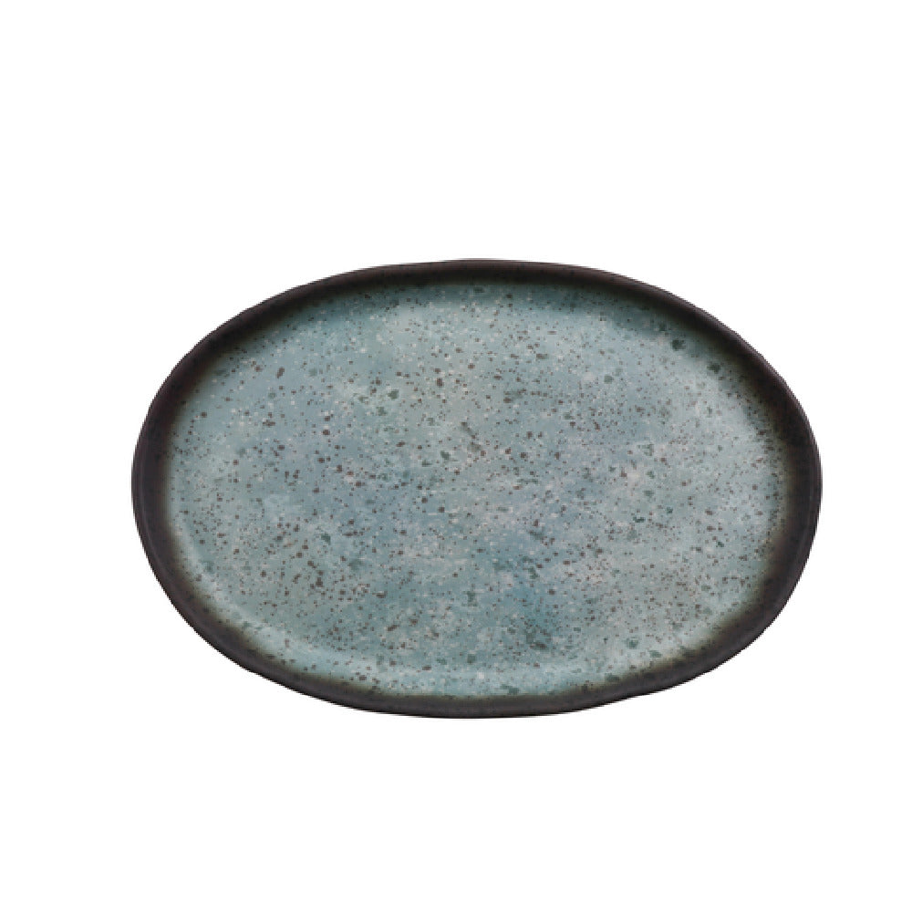 GET Enterprises 21142-REB Savor Oval Plate 12" Melamine