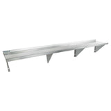 Empura 1584WS18G - Wall Mount Storage Shelf, 84"W X 15"D X 16"H, Standard Duty