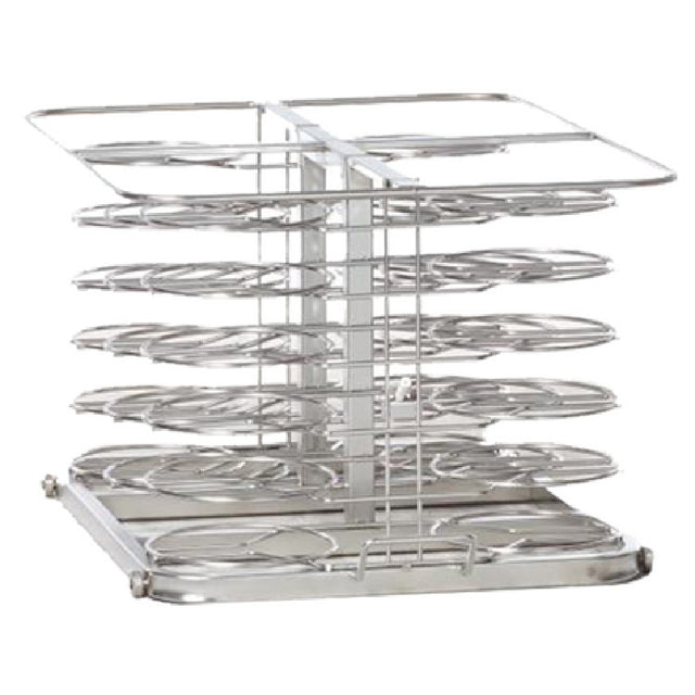 Rational 60.62.061 Mobile Plate Rack Holds Up To 24 Plates For SCC 62/CMP 62 Series