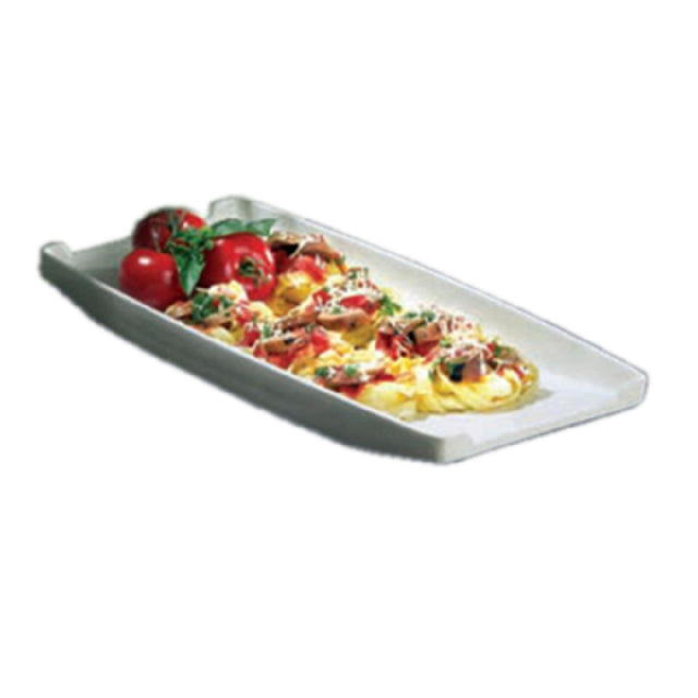 Bon Chef 70065GINGER Futura2 Serving Platter 20" L X 9" W X 1-1/2" H Aluminum With Ceramic-look Coating
