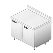 Delfield F16HD38 Utility Stand With Undershelves And Hinged Doors 38" Long