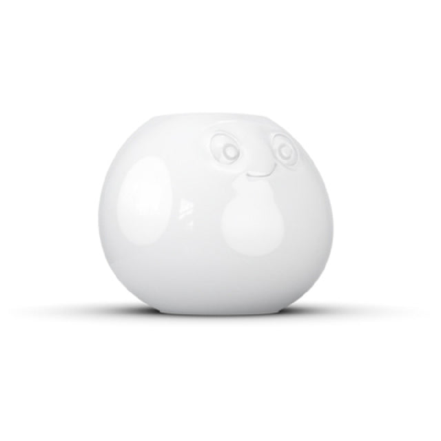 BauscherHepp 147003 Flower Vase 3-1/2" X 9"H Embossed Amused Face