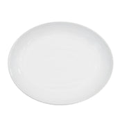 CAC China TGO-12C Tango Platter 10-1/2"L X 8-3/8"W X 1-1/4"H Oval