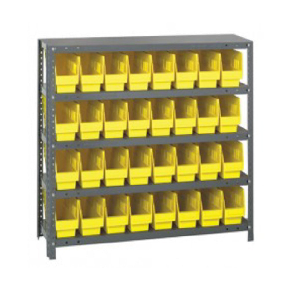 Quantum 1839-203_YELLOW - Shelving Unit, 18"D X 36"L X 39"H, Heavy Duty