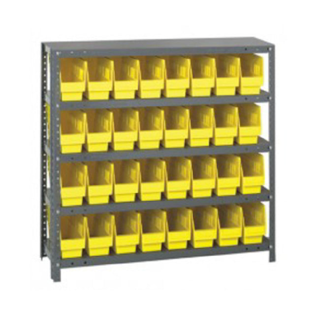Quantum 1839-203_YELLOW - Shelving Unit, 18"D X 36"L X 39"H, Heavy Duty
