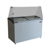 Ojeda 8 FLAVOR DIP Ice Cream Dipping Cabinet With Applied Graphics Holds (8) 3 Gallon Tubs