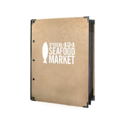 Risch AMORE-6V 8.5X14 Amore Wood Menu Cover (specify Color) 8-1/2" X 14" Booklet