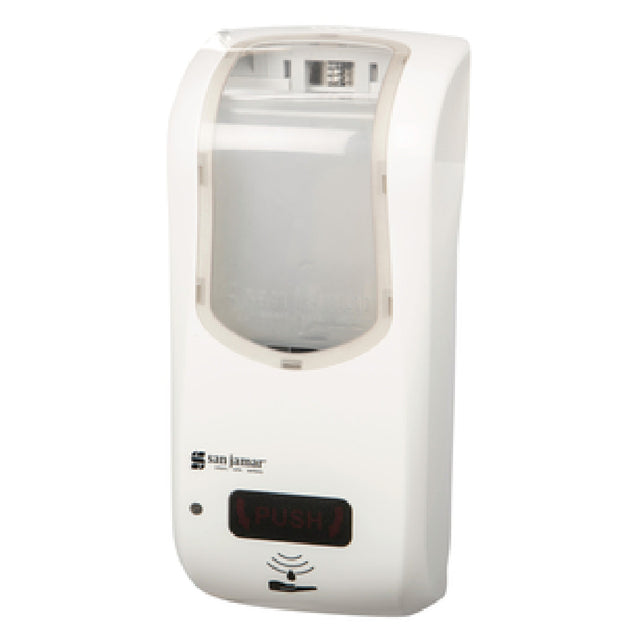 San Jamar SHF970WHCL Summit Rely™ Hybrid Soap Dispenser 5-1/2"W X 4"D X 12"H
