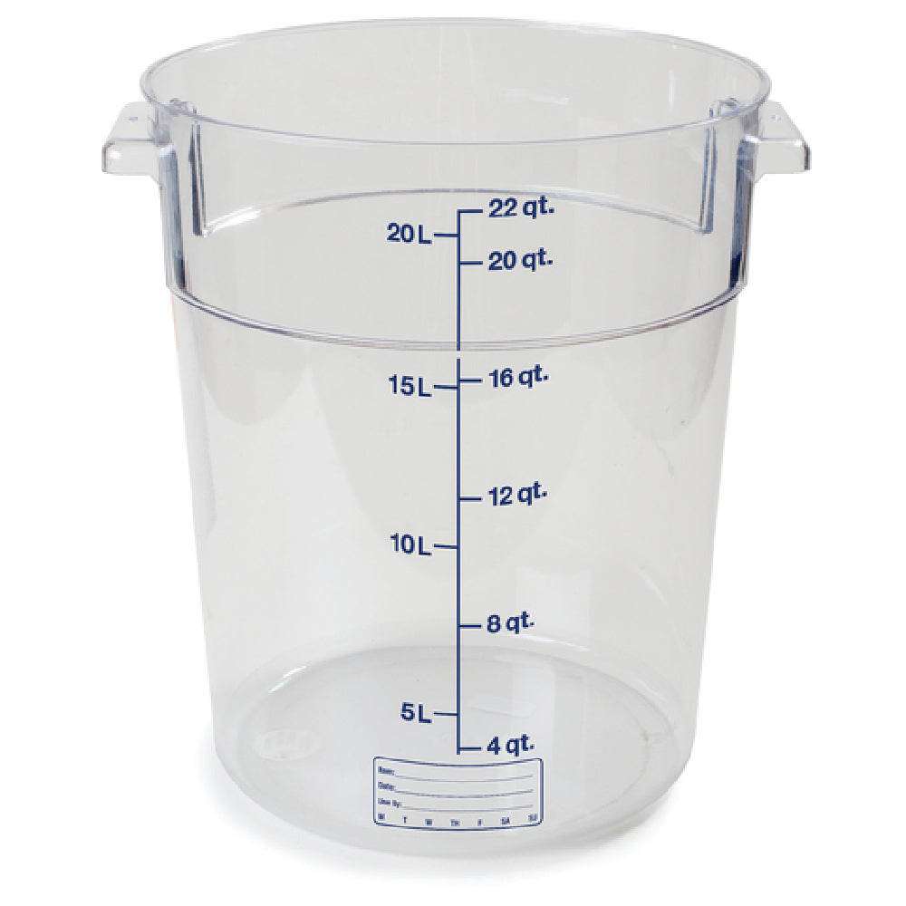 Carlisle 1076907 Carlisle Storplus™ Container 22 Qt. Round