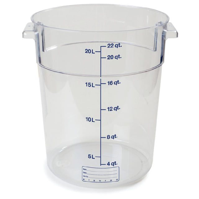 Carlisle 1076907 Carlisle Storplus™ Container 22 Qt. Round