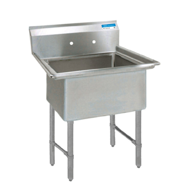 BK Resources BKS6-1-18-14S Sink One Compartment 23-1/4"W X 23-1/2"D X 44-1/16"H Overall Size