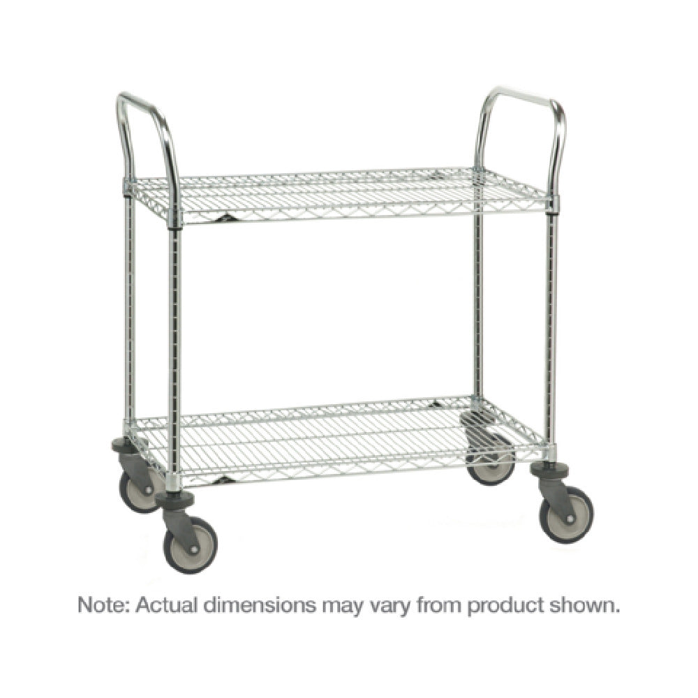 Metro 2SPN55PS SP Heavy Duty Utility Cart Standard Unit 48"W X 24"D X 39"H