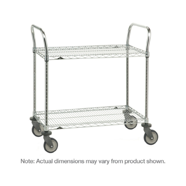 Metro 2SPN55PS SP Heavy Duty Utility Cart Standard Unit 48"W X 24"D X 39"H