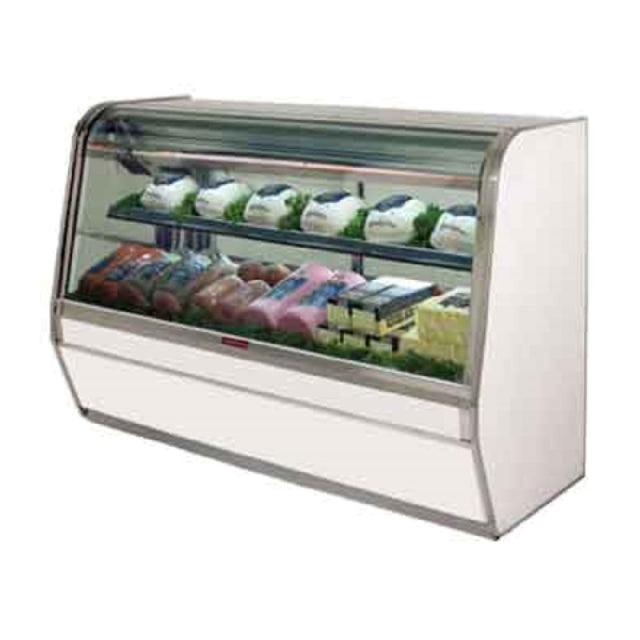 Howard-McCray R-CDS32E-8C-S-LED Curved Glass Deli Meat & Cheese Service Case 98"W