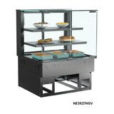 Structural Concepts NE3627HSV Reveal® Service Heated Slide In Counter Case 35-3/4"W X 33"D X 27-7/8"H (above Counter) 47-1/8"H (overall)