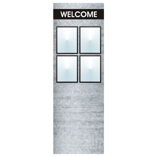 Hubert 76374 - Menu Board, 8-pocket, Floor Stand