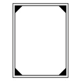 Risch RIO-1V 8.5X14 Rio Hardback Reptilian Pattern Menu Cover (specify Color) 8-1/2" X 14"