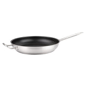 Omcan 85274 (85274) Fry Pan 12" Diameter Pan Riveted Handle & Helper Handle