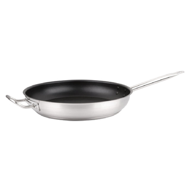 Omcan 85274 (85274) Fry Pan 12" Diameter Pan Riveted Handle & Helper Handle