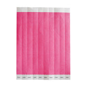 Bar Maid WB-100PI-S Bar Maid Wristbands 3/4"W X 9.5"L Tyvek (No Tear)