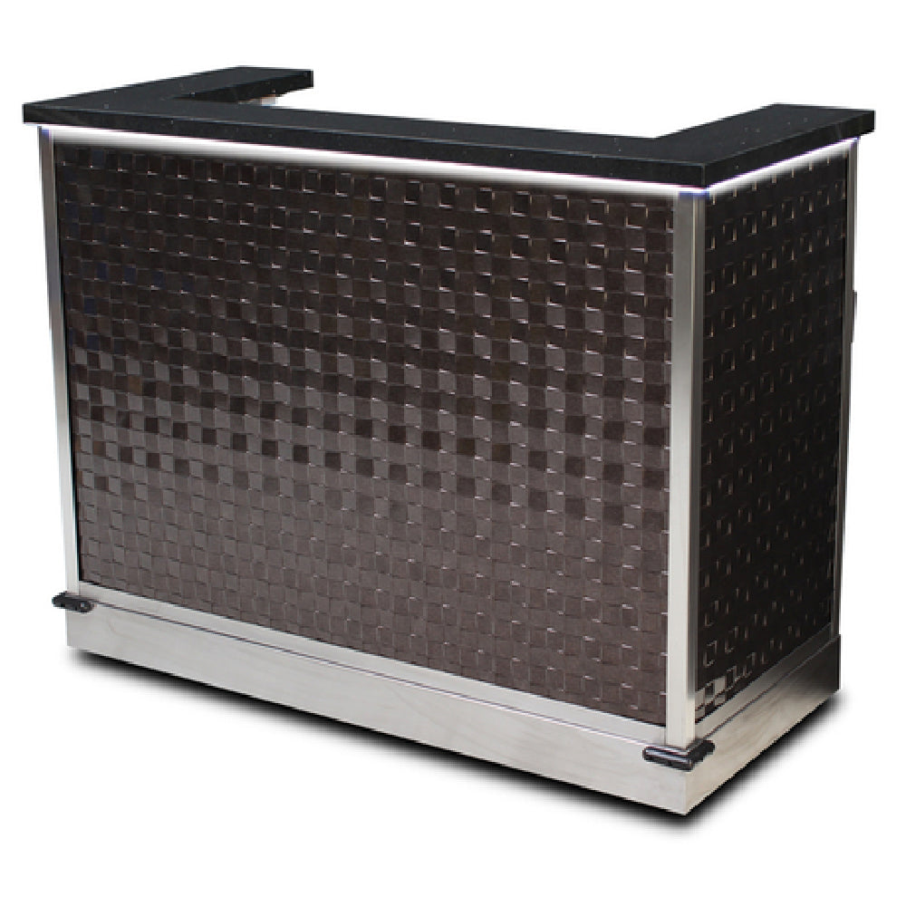Forbes Industries 4866L-5-TREND Mystique Mobile Bar 60"W X 31.5"D X 48.25"H Removable Trend Countertop