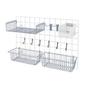 Quantum SG-A2GYCL Store Grid Accessory Pack Includes: (2) 17"W X 7"D X 5"H Baskets