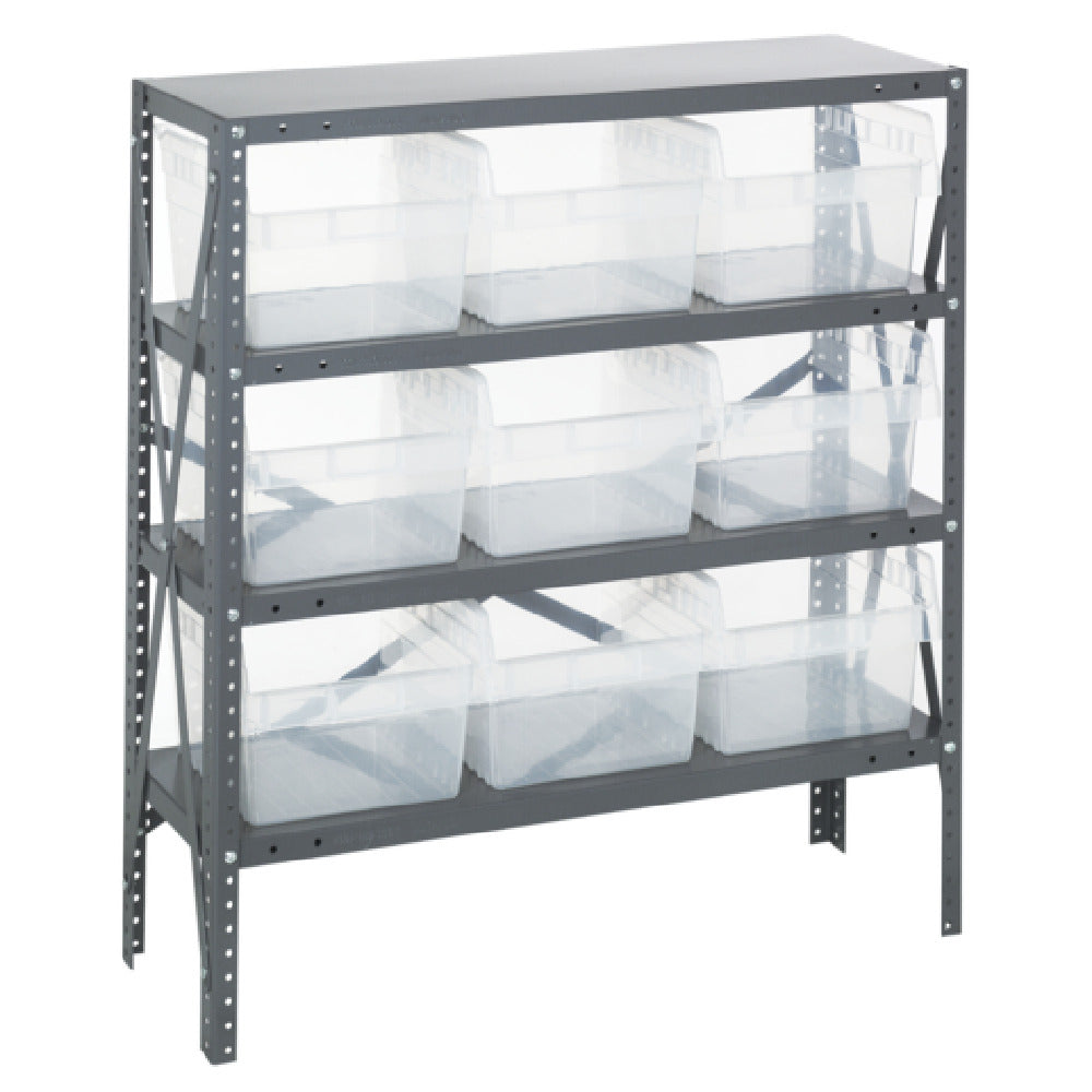 Quantum 1839-SB810CL Shelving Unit 18"D X 36"L X 39"H Heavy Duty