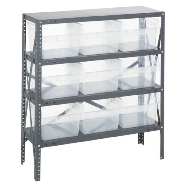 Quantum 1839-SB810CL Shelving Unit 18"D X 36"L X 39"H Heavy Duty