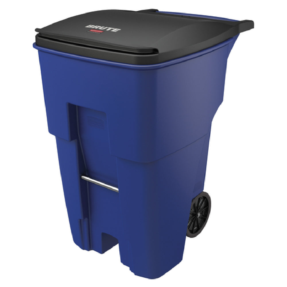 Rubbermaid FG9W2273BLUE BRUTE® Roll-Out Container 95 Gallon 35-2/5" X 27-1/3" X 45-3/5" H