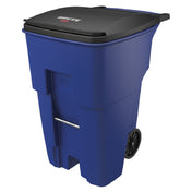 Rubbermaid FG9W2273BLUE BRUTE® Roll-Out Container 95 Gallon 35-2/5" X 27-1/3" X 45-3/5" H