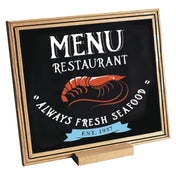 Hubert 72501 - Chalkboard, 12" X 10", Rectangular